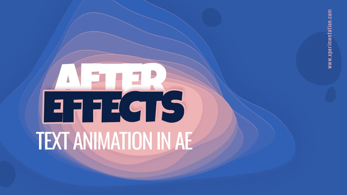 Text Animation in After Effects